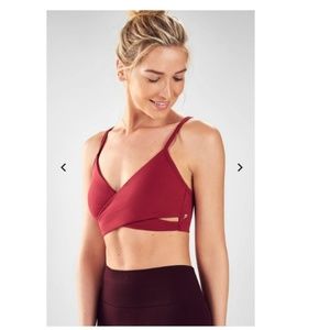 Fabletics Tammy Low Impact Sports Bra Bayberry NWT